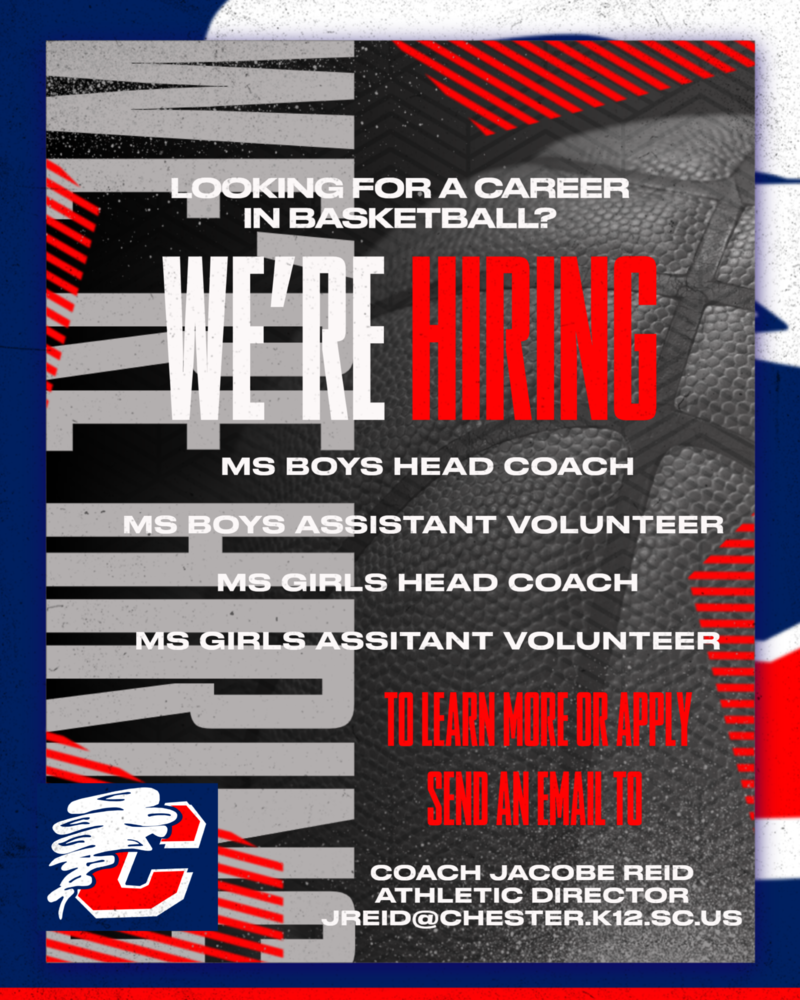 We're Hiring a MS Coach