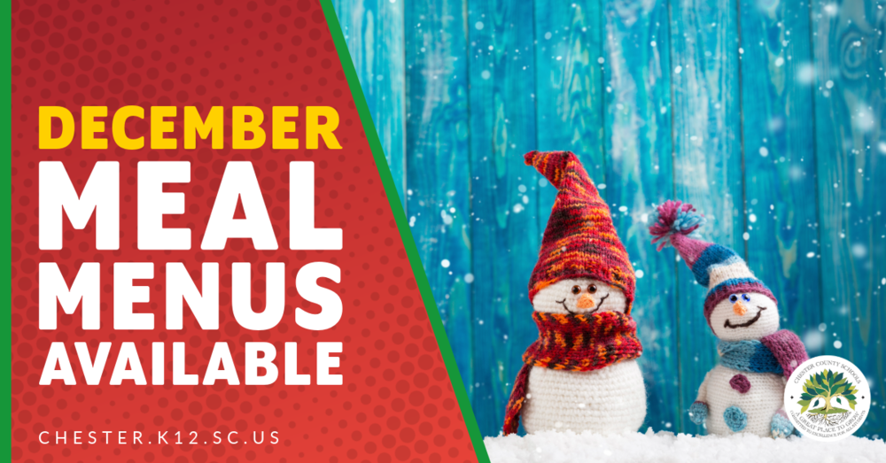 December Meal Menu Available