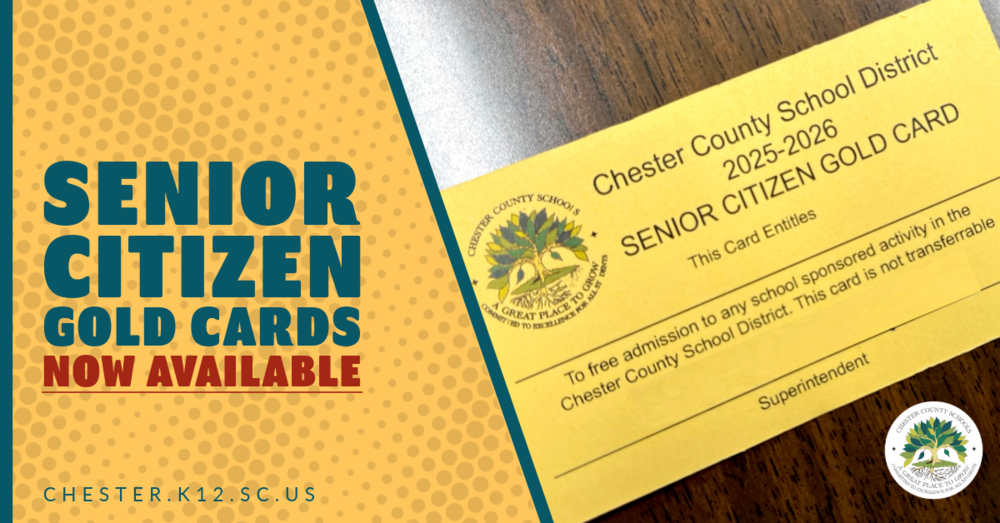 Senior Citizen Gold Cards now available! graphic