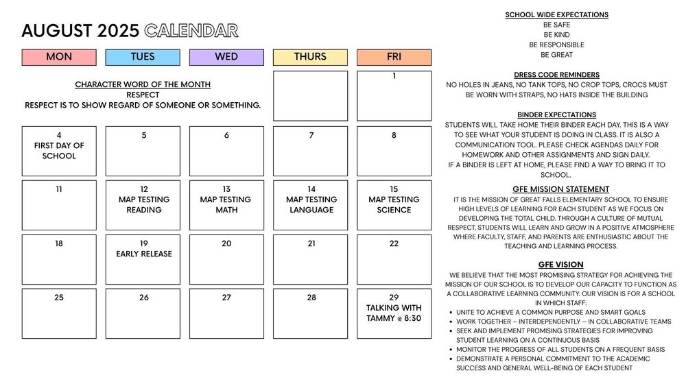 Monthly Calendar