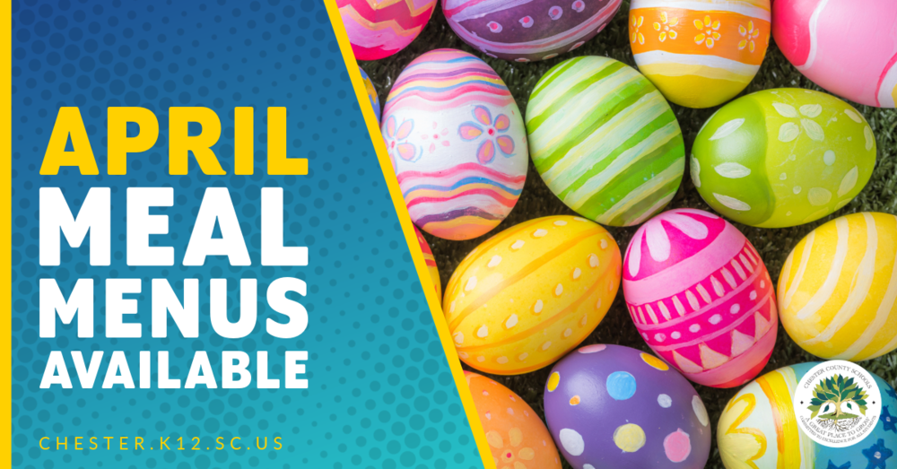 April Meal Menu Available