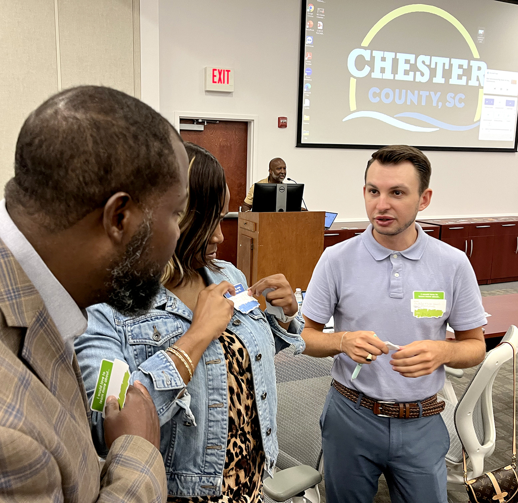 CCSD Leadership Retreat 2025 - team collaboration session