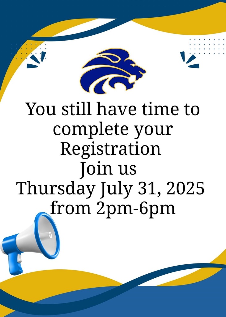 Registration 7/31 from 2PM -6PM