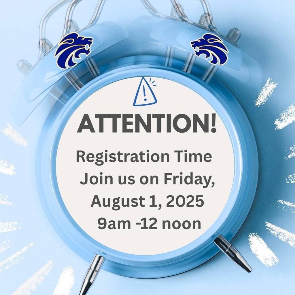 Registration 8/1/25 from 9AM - 12 noon