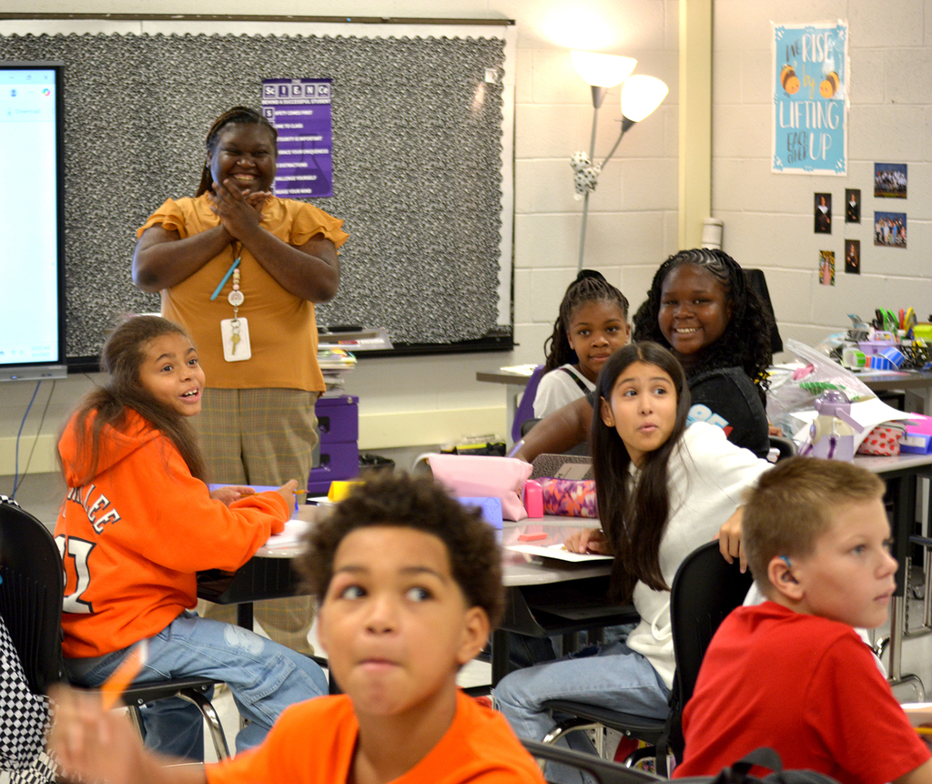 CCSD first day 2025 - students in a classroom