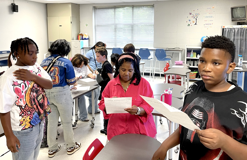 CCSD first day 2025 - students in class