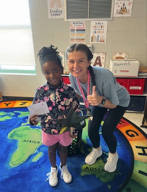 Avery Smith is the Star Student for PE for month of September.