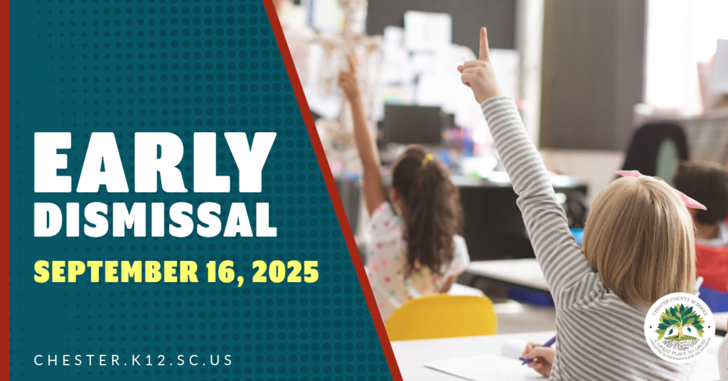 Early dismissal for  students: September 16, 2025.