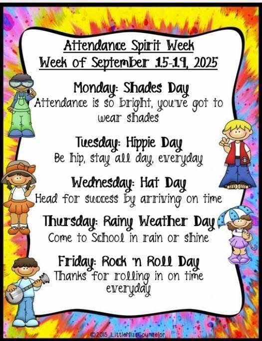 We are celebrating attendance awareness this week!