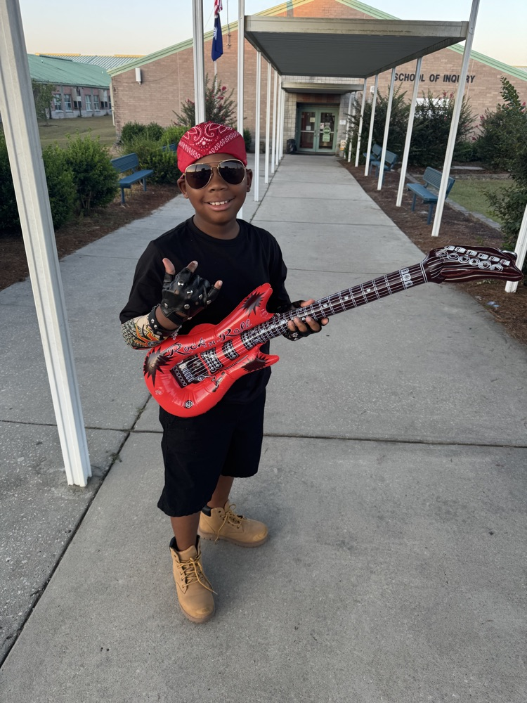 Today was rock ‘n roll day. 