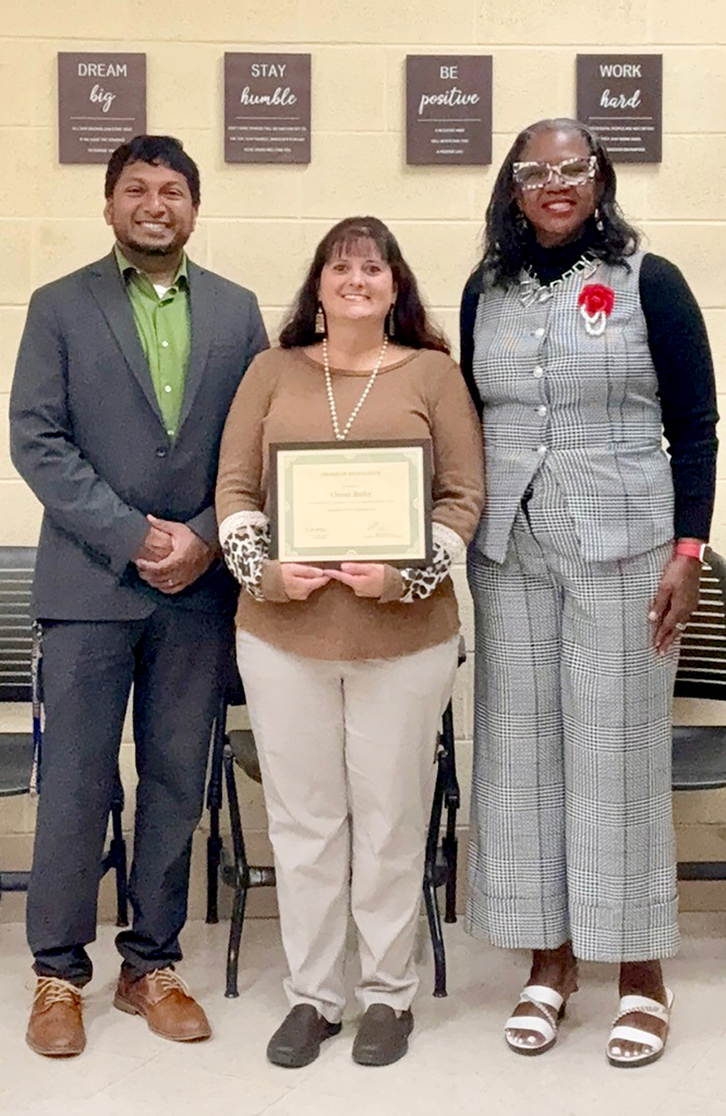 Christi Butler and CCSD admin and staff.
