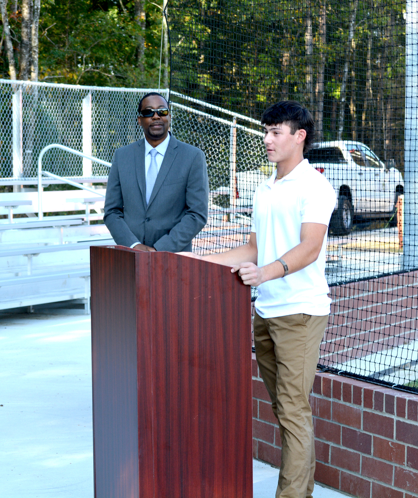 Chester High School senior and baseball player Hunter Rawls also shared how the new fields will positively impact his team, and future teams for years to come.