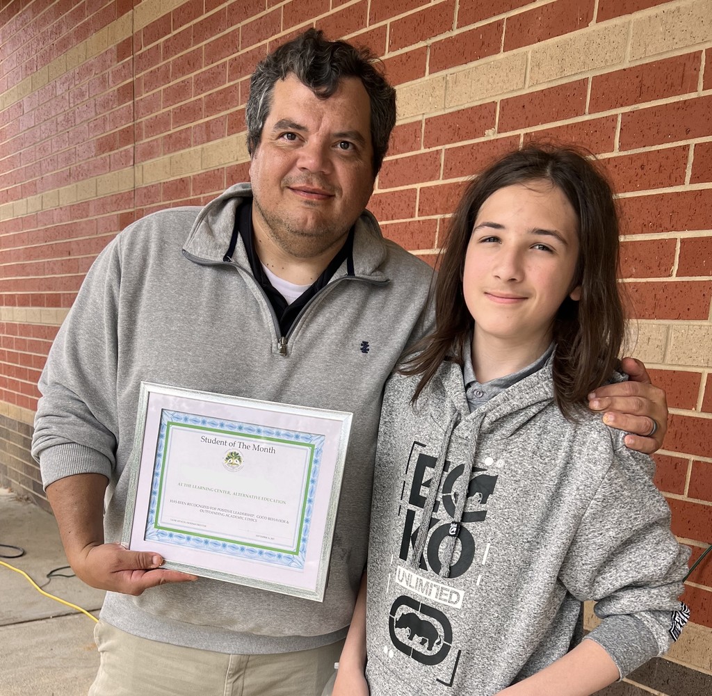 Middle School Student of the Month