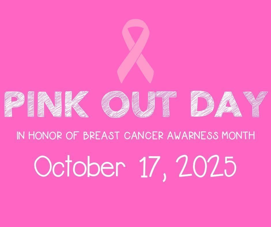 Pink Out Day is on October 17th.