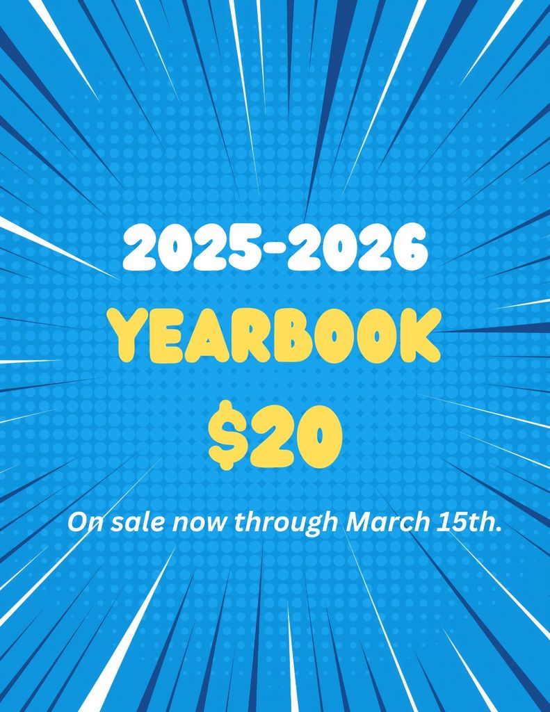 Yearbooks are on sale for $20.