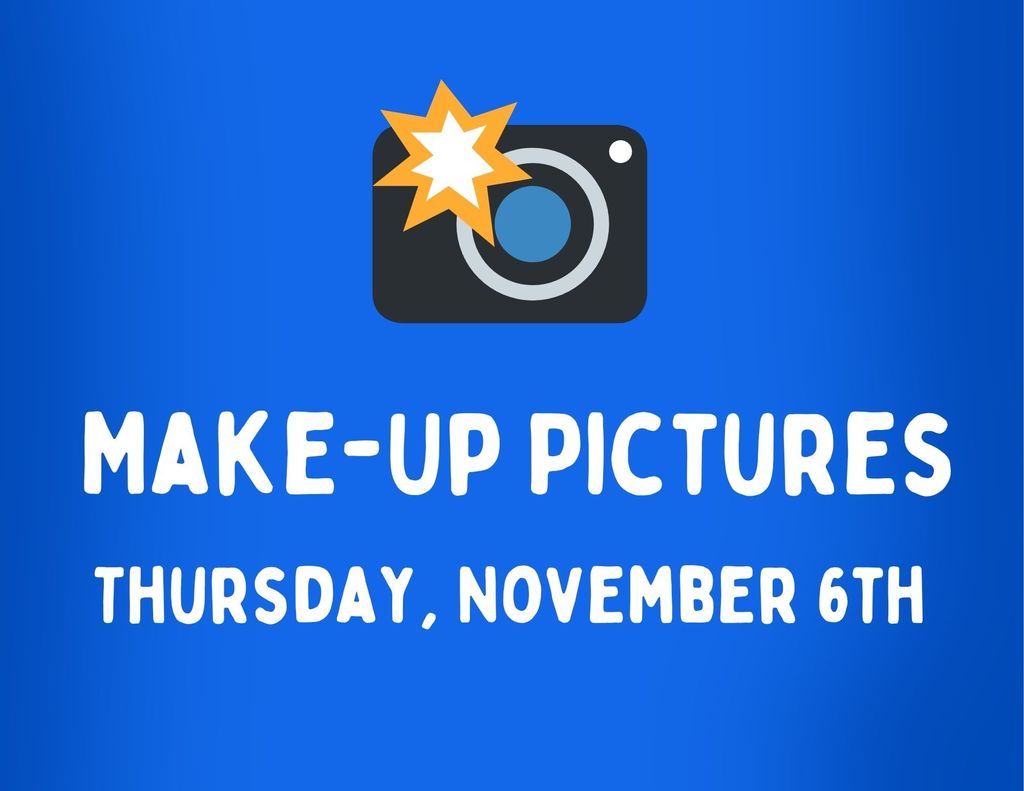 We will take make-up pictures on November 6th.