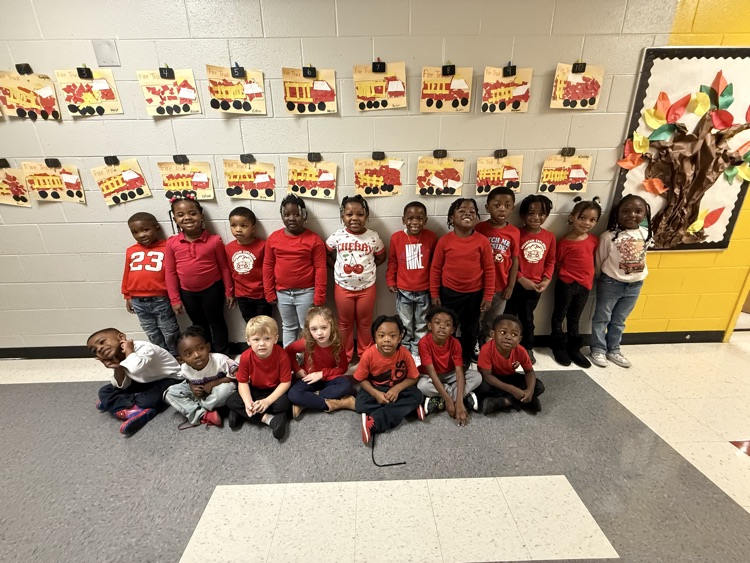 Students wore red for Red Ribbon Week. 