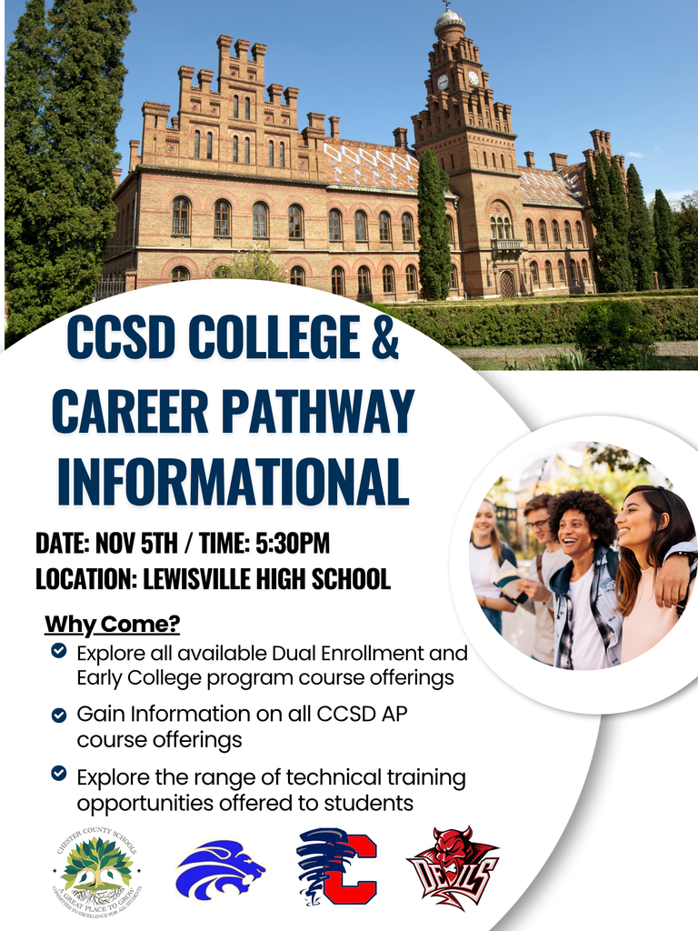 CCSD College & Career Pathway Event Flyer 25-26