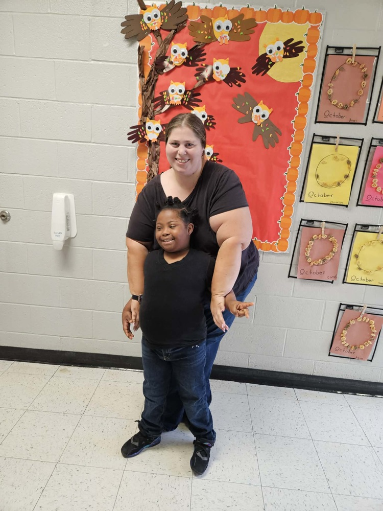 Students dressed as twins  