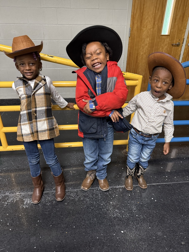 Students dressed in Western attire.