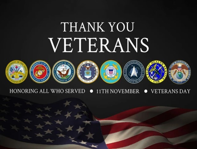 Thank you, Veterans. 