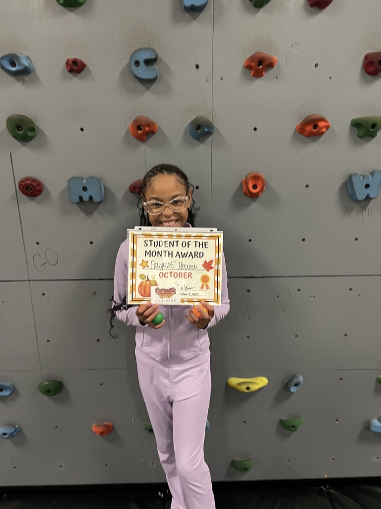 The PE star student for October is August Howze.