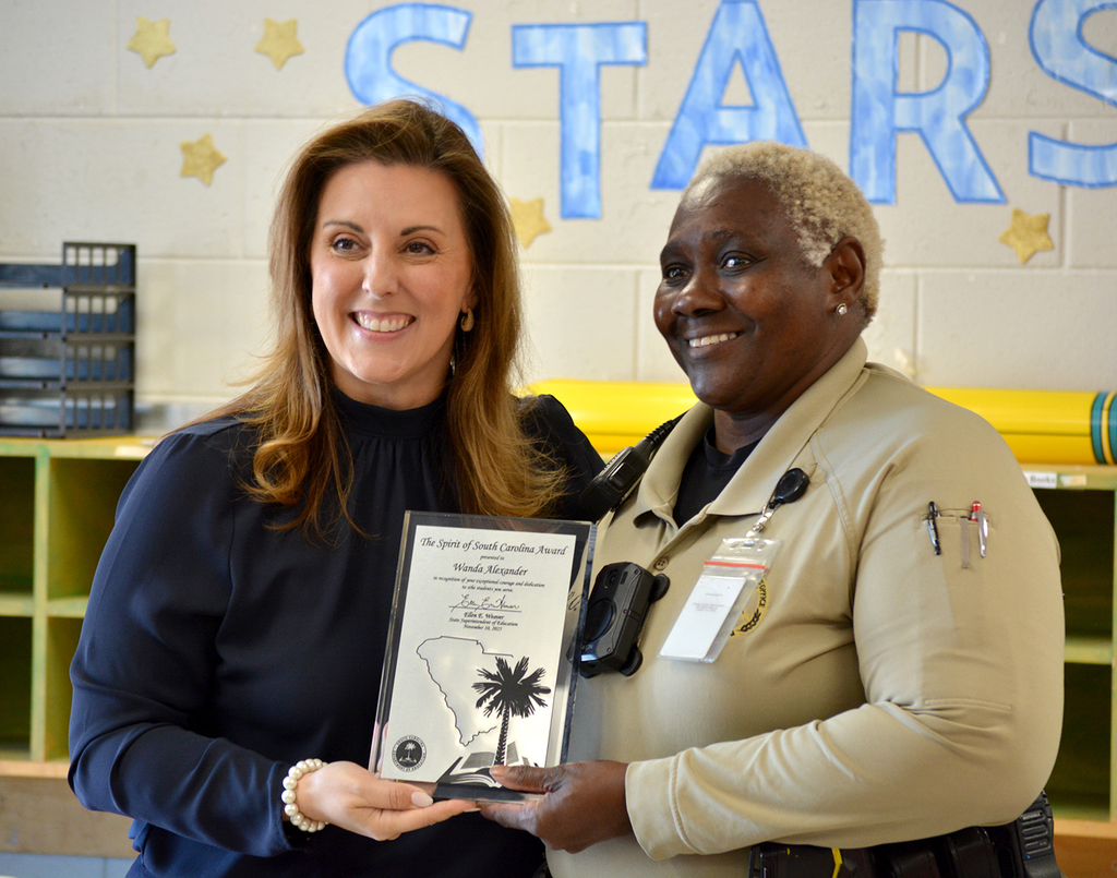 SC State Superintendent, Ellen Weaver, visiting Chester Park School of Inquiry