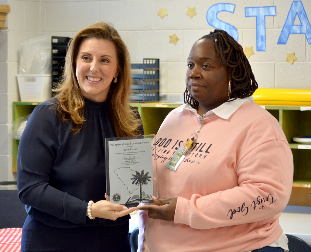 SC State Superintendent, Ellen Weaver, visiting Chester Park School of Inquiry
