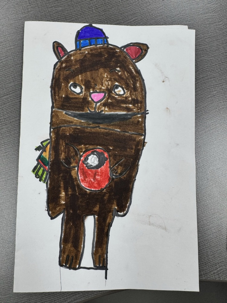 Thanksgiving cards were made for the nursing home.