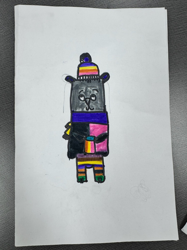 Thanksgiving cards were made for the nursing home.