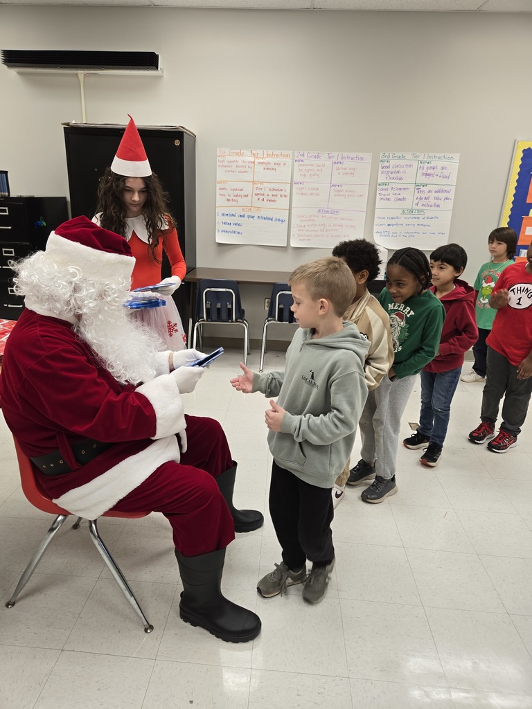 Santa and Students