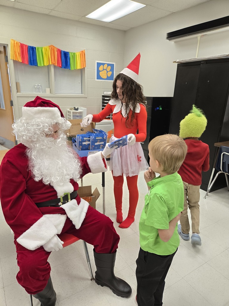 Santa and Students