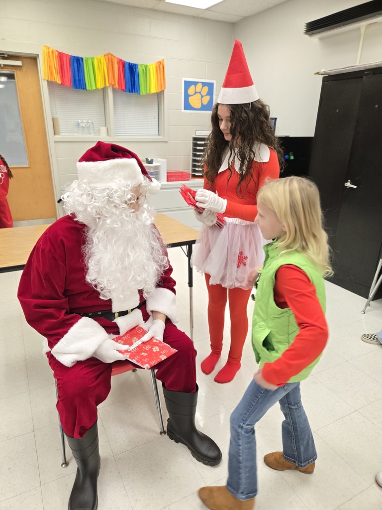 Santa and Students