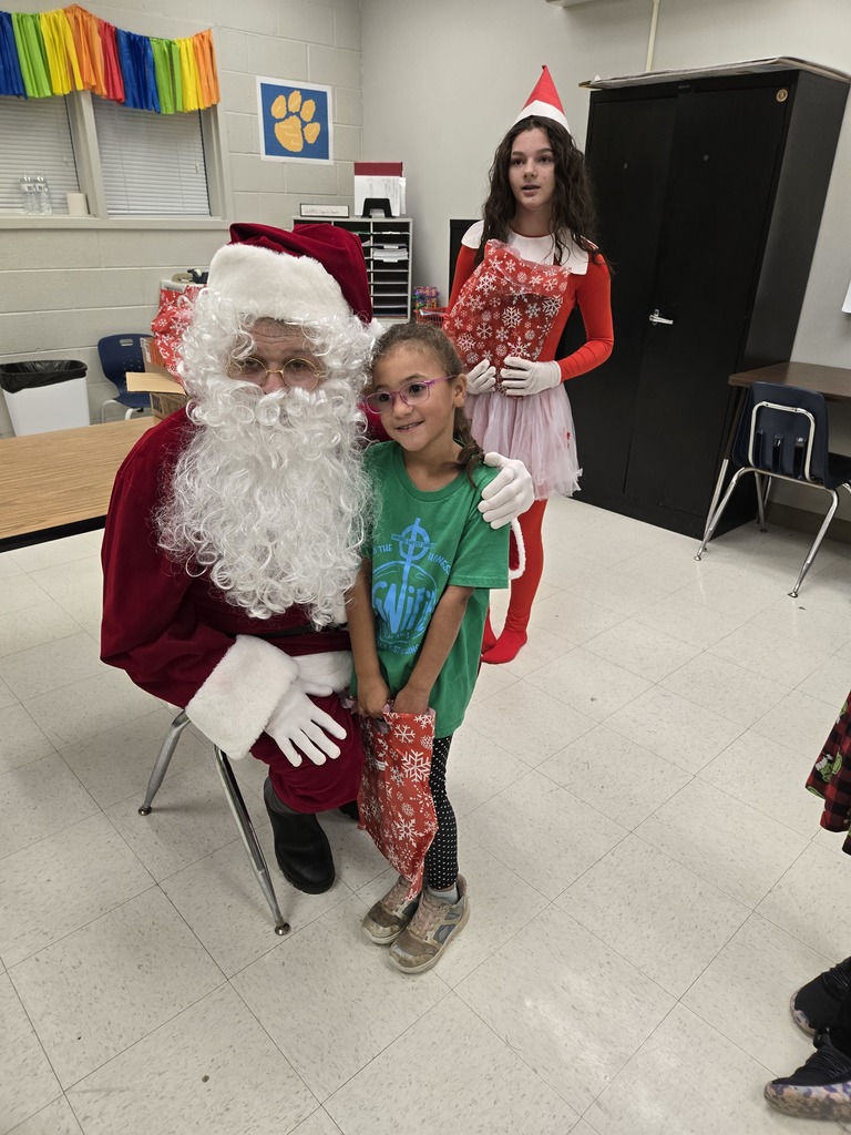 Santa and Students