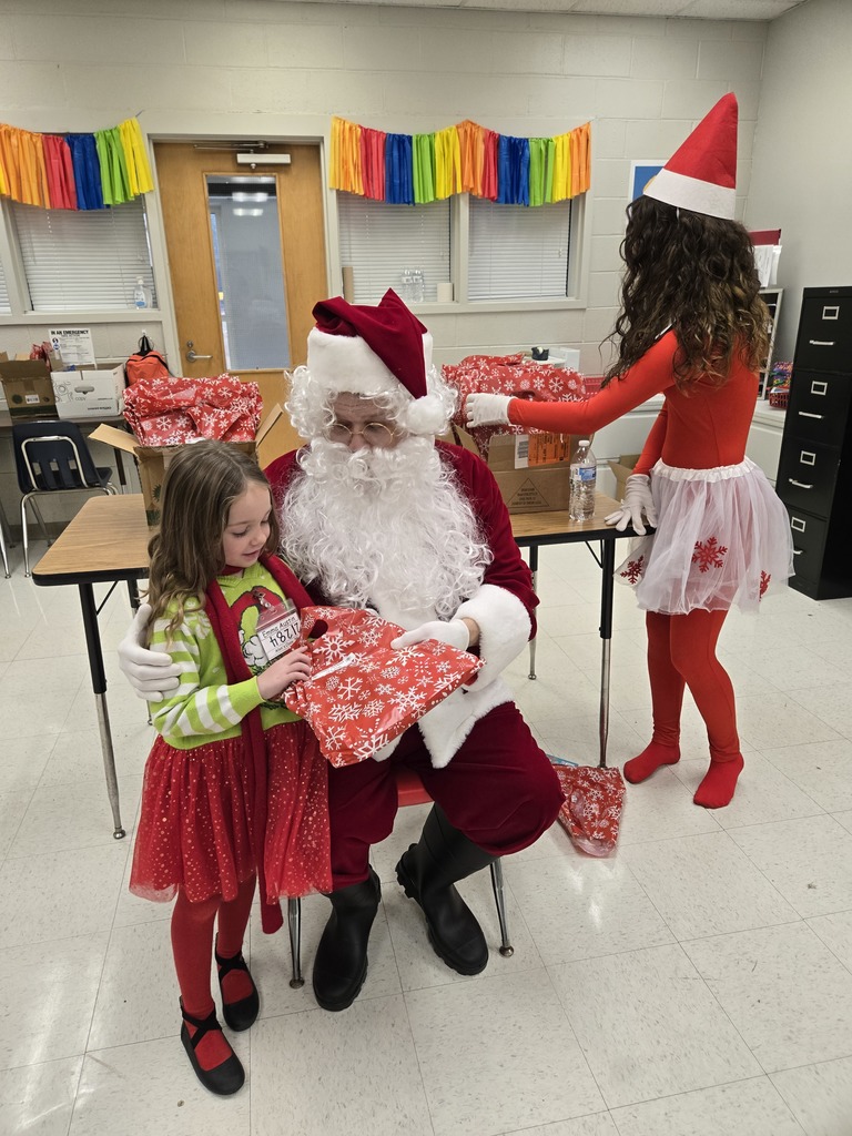Santa and Students