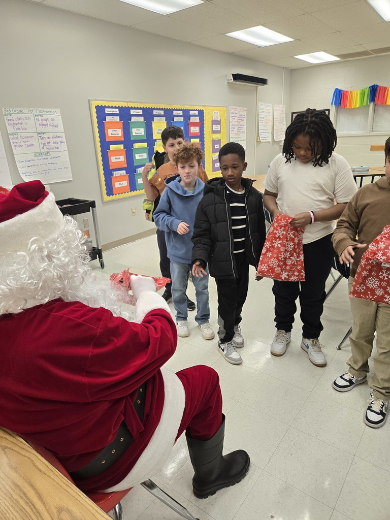 Santa and Students