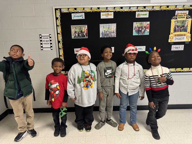 The photos are of kids dressed for Christmas.