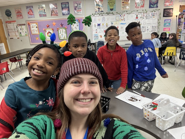The photos are of kids dressed for Christmas.