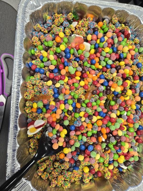 Candy salad made by 5th grade