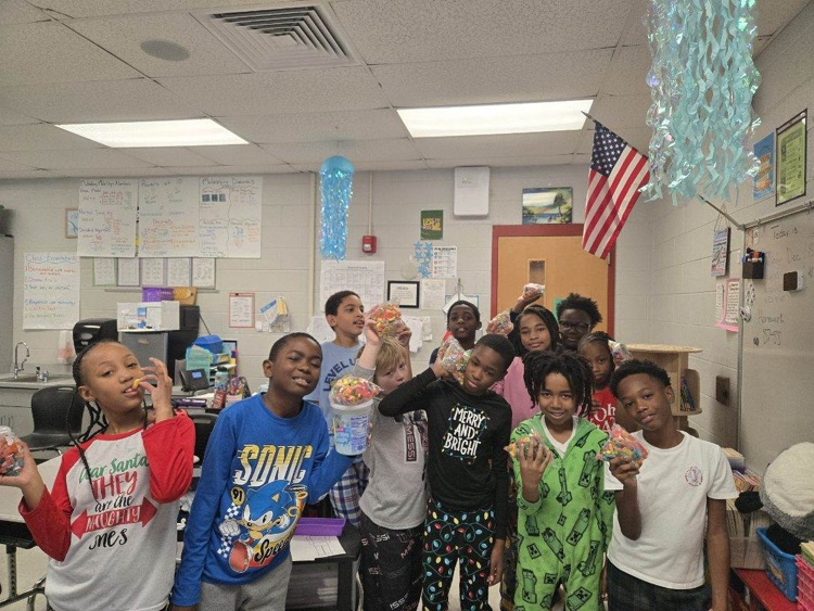 Candy salad made by 5th grade.