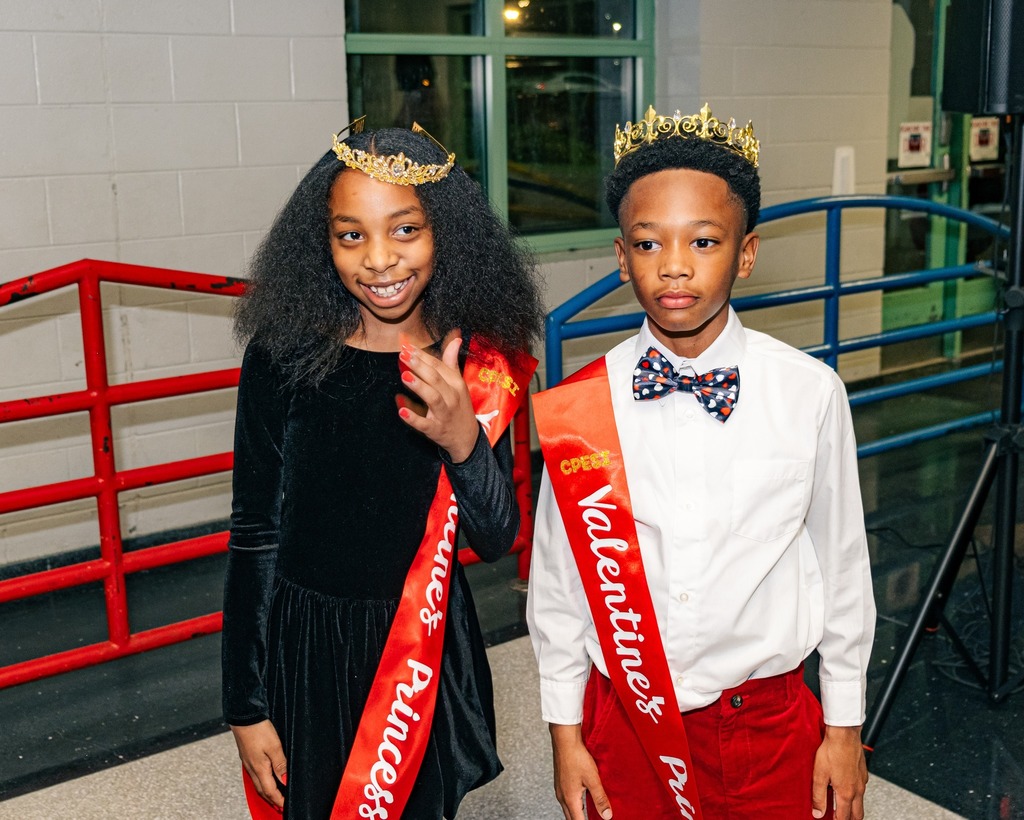 These are photos from last years Valentine's dance of students dancing.
