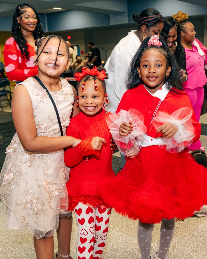 These are photos from last years Valentine's dance of students dancing.