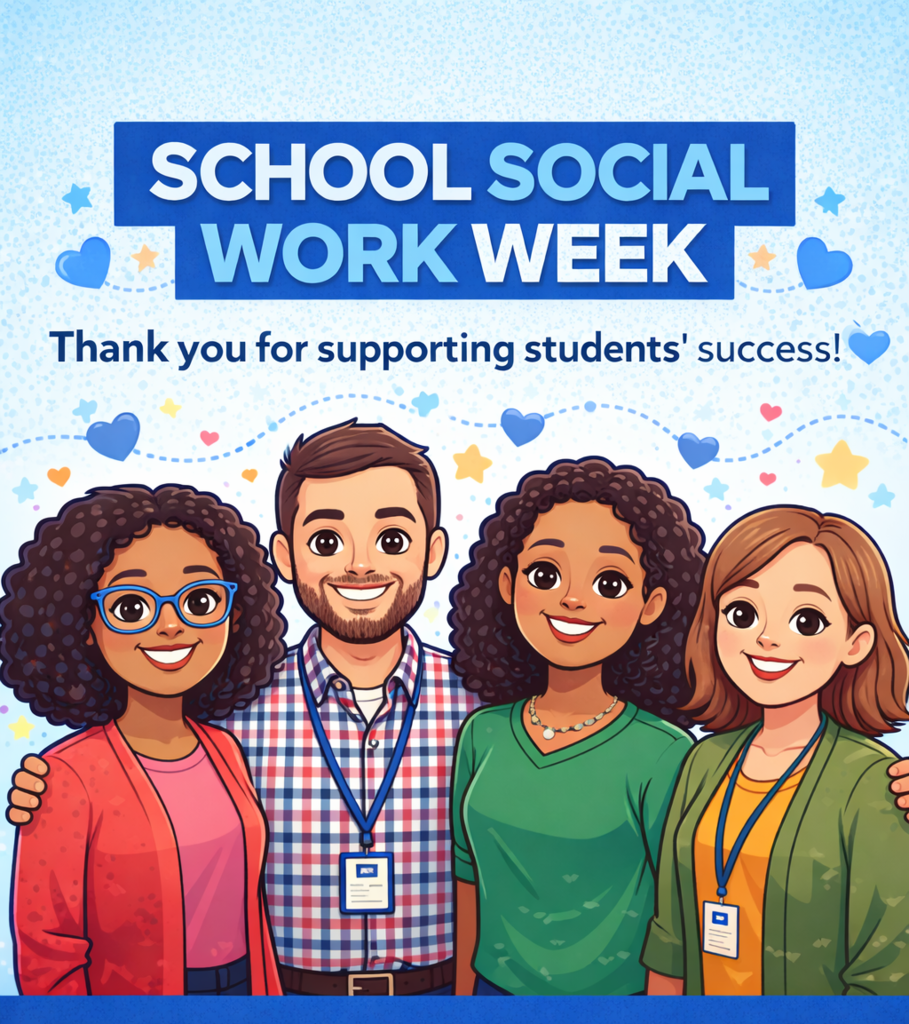 School Social Work Week. Thank you for supporting students' success!