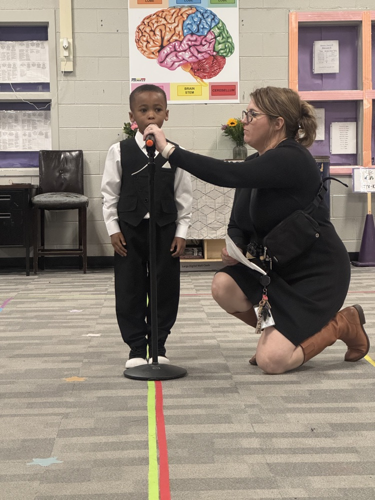 The photos show our Black History Program today.