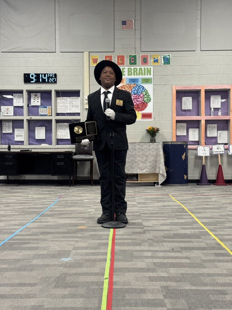 The photos show our Black History Program today.