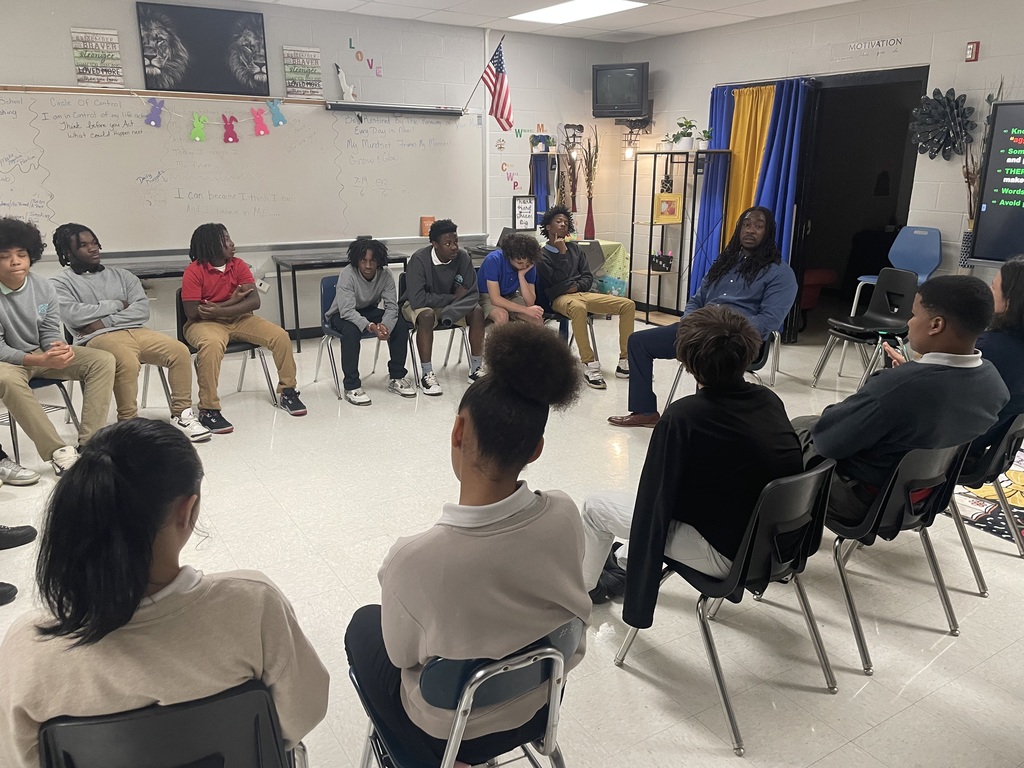 Joey speaking with our students.