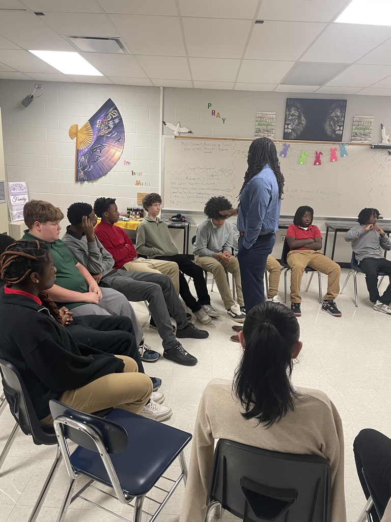 Joey speaking with our students.