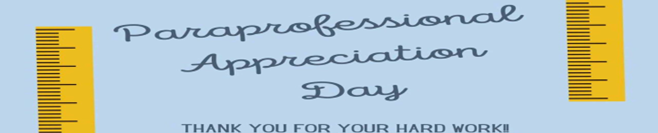 Paraprofessional Appreciation Day