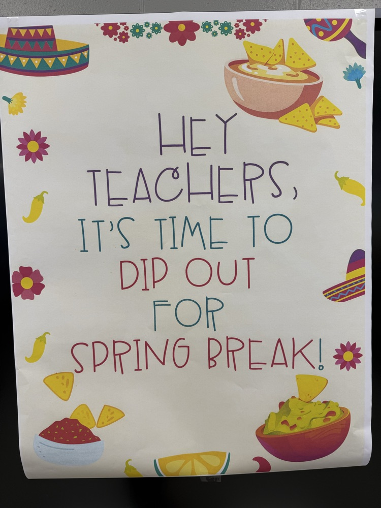 The staff had a social today  