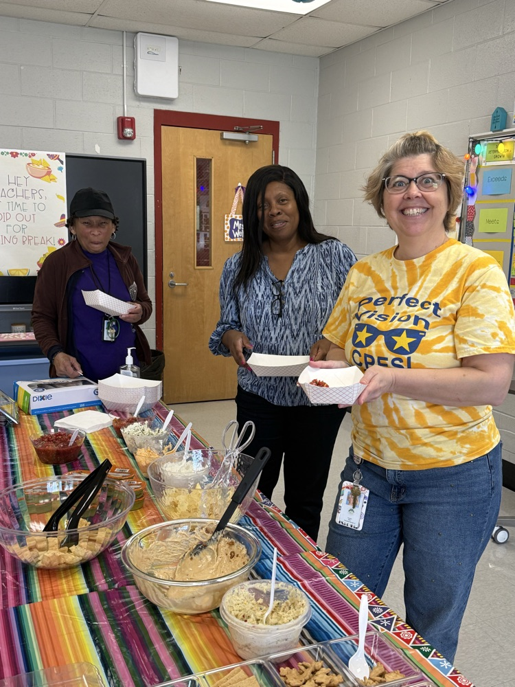 The staff had a social today. 